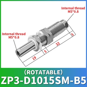 VP-CLF-2 /5/10/15 WENJIN Conector de ventosa de vacío de alta precisión de acero inoxidable de bajo ruido, accesorios de varilla de conexión - Product Image 5