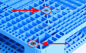 <span class=keywords><strong>Pallet</strong></span> di plastica Euro per uso a griglia a buon mercato pesante per magazzino che impilano <span class=keywords><strong>Pallet</strong></span> di plastica a griglia a forma di Tian - Product Image 6