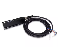 Sakelar Fotolistrik Optik Tipe Slot Sensor Mesin Pelabelan Through-Beam Label Tidak Transparan Output Ganda NPN/PNP
