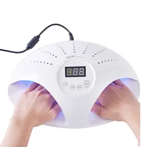 Lámpara UV inalámbrica Secador de uñas 72W Sensor de curado de gel Manos dobles Lámparas de uñas UV/Led de alta calidad