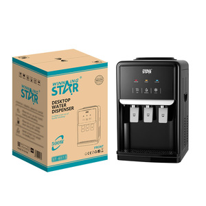 Winning Star Desktop <b>Water</b> <b>Dispenser</b> 500W Black <b>Automatic</b> Heating Cooling Normal Temperature Electric Model ST-6513 - Product Image 1