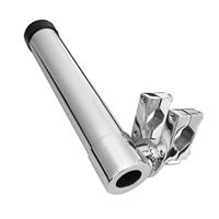 HANSE – support de canne à pêche en acier inoxydable, support de canne à pêche avec manchon de Tube blanc, accessoires de pièces marines