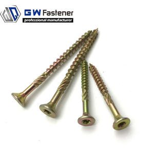 Vite per Truciolato con Testa Svasata Doppia Tipo 17, Attacco Torx (Stella), Zincata Gialla, Vite per Legno, Vite per Pavimenti - Product Image 2