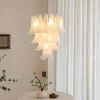 Lustre suspendu moderne en verre de Murano JYLIGHTING pour salon, escalier, projet, luminaire suspendu au plafond