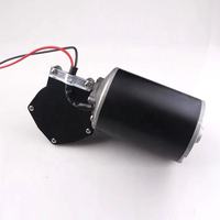 Moteur à engrenage à vis sans fin pour essuie-glace, couple élevé 12v 24 v Micro cc moteur à engrenage à vis sans fin 12 24 volts automatique électrique de Garage ouvre-porte coulissant brosse moteur cc