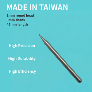 เครื่องมือขัดลบคมแบบปลายเพชรทรงกลม ความหนา 1.0 มม. ความแข็งสูง OEM สำหรับงานเจียรละเอียด - Product Image 1