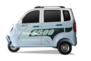 Triciclo eléctrico completamente cerrado de 60V personalizable, carrito de pasajeros de 3 ruedas con cuerpo cerrado - Product Image 2