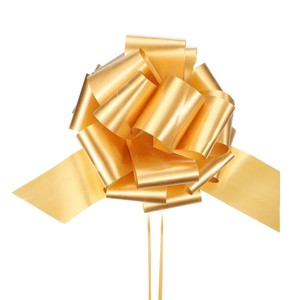 โบว์ผูกของขวัญพิมพ์ลายโลหะ PP แบบกำหนดเอง สำหรับบรรจุภัณฑ์ของขวัญเทศกาล งานประดิษฐ์ DIY และการตกแต่ง - Product Image 3