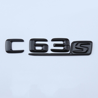 Autocollant de badge de coffre arrière de voiture 3D ABS étanche 2015, lettres C63S, emblème pour Mercedes C63 pour W205 W204, accessoires de style automobile