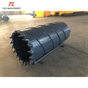 แกนทรงกระบอกสำหรับหินที่มีความแข็งแรงสูงอุปกรณ์การต่อเสาเข็มที่มีฟันแบบหัวกระสุนสำหรับพื้นหินที่มีขนาดกลางทนฝน - Product Image 2