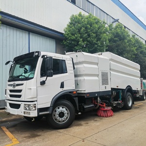 Precio de Fábrica, Camión de Limpieza y Barrido de Calles de Alta Presión Faw 4X2 de 15 CBM en Venta - Product Image 1