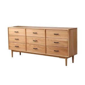Aparador Moderno Nórdico de Madera Maciza con Nueve Cajones para Sala de Estar, Dormitorio o <span class=keywords><strong>Restaurante</strong></span> - Product Image 5
