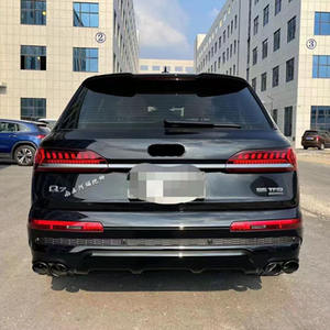 Modificación para Audi Q7 SQ7 Modelos 2020 2021 2022 2023, Difusor Trasero con Salidas de Escape Cuádruples, Recortes para Parachoques OLIVER - Product Image 2