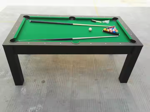 Table de Billard Pliante 2-en-1 pour Maison, 7 Pieds, Style de Meubles, Fonction de Retour de Boule-pour Billard, Salle à Manger, Snooker - Product Image 4