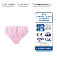 Sous-vêtements jetables non tissés pour femmes, culottes jetables pour voyages, hôtel, spa, voyage