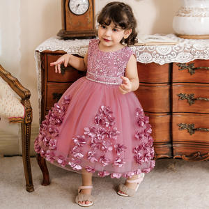 2022 verano bebé niña vestido <span class=keywords><strong>princesa</strong></span> fiesta vestido bautizo niños ropa 1 año cumpleaños fiesta boda 3-24 meses Vestidos - Product Image 4