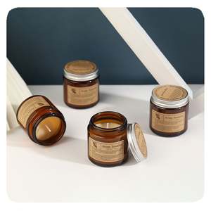 Velas Aromáticas de Cera de Soja con Aroma a Vainilla Marrón, Sal Marina y Salvia, de Lujo, al por Mayor, Marca Privada FM - Product Image 2