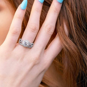 Elegant <b>Statement</b> Piece 925 Sterling <b>Silver</b> Round Twisted Band <b>Ring</b> Handmade Diamond <b>Rings</b> Bulk Product - Product Image 5