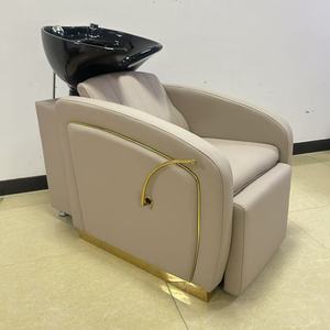 Fauteuil de massage et de lavage moderne de haute qualité, personnalisable en cuir PU, avec structure en acier inoxydable – Vente en gros - Product Image 6