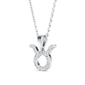 Collana con Ciondolo Zodiacale Toro in Argento Sterling S925 con Moissanite, Gioiello Scintillante con Segno Astrologico per Donne, Collana di Lusso - Product Image 5