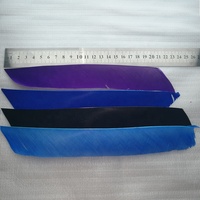 JINYUQI 100 pièces Gauche 20-30 cm En Gros Plume De Dinde 14 Couleurs Flèche Tir Chasse BRICOLAGE Tir À L'arc flèche
