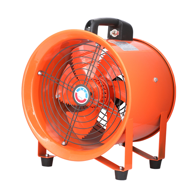250mm 10inch Portable Industrial Fan Air Ventilator Axial Blower Fan for Workshop Basement Ship