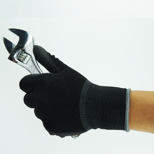 Guantes de PU Negros, Traje de Trabajo Electrónico Mecánico, Guantes de Seguridad de PU - Product Image 6