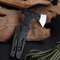 Multi Tool 16 en 1 Accessoires de Camping Marteau pour Voyage Camping Randonnée Chasse Escalade Outil Kit