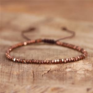 Semplice Nuova Moda Perline In Metallo Regolabile Borda il Braccialetto Minimalista Tibetano In Rilievo Della Boemia Braccialetti per Le Donne All'ingrosso - Product Image 3