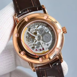 Baguette Diamond Bezel Rose Gold Case Mechanical Timepiece Men Power Reserve Date 2026 New Gents Luxury Dress <b>Watch</b> <b>Waterproof</b> - Product Image 3