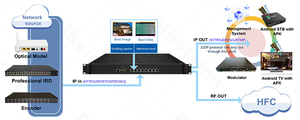 Contrôleur modulateur <span class=keywords><strong>IPTV</strong></span> IMOD60 avec 8 ports Ethernet Gigabit, compatible <span class=keywords><strong>IPTV</strong></span> APK, VOD, sous-titres défilants, système TV pour hôtel - Product Image 5