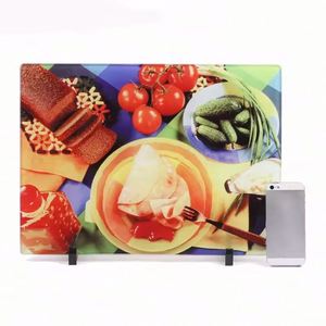 Planche de découpe en verre vierge pour cadre photo par sublimation BL-18, 390*285*5mm - Product Image 2