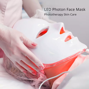 Bio Light Therapy Portable Red Light Therapy Mascarilla para el cuello 7 <span class=keywords><strong>colores</strong></span> Photon Light Facial Skin Beauty Therapy Mask - Product Image 2