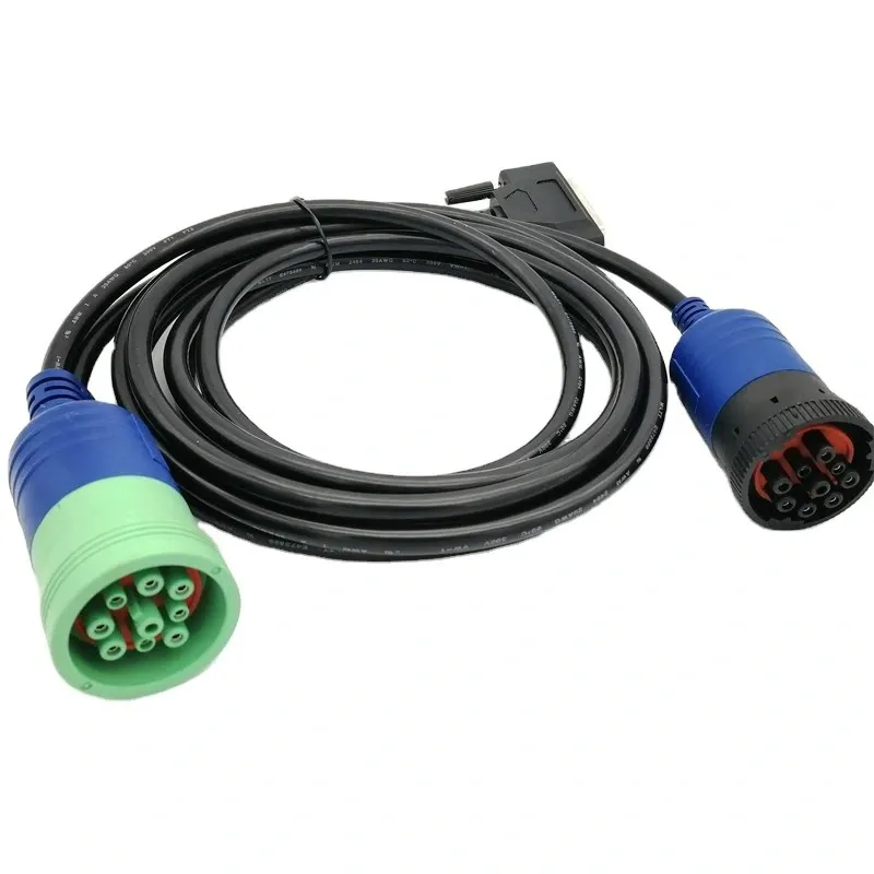 OBDII Y kabel Splitter untuk truk pelacak GPS OBD J1900 konektor pria J1900 wanita & 16 pin OBD2 Antarmuka