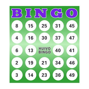 Tarjetas de Bingo Ecológicas Personalizadas con Pestaña de Arranque, Impresas en Papel Reciclado con su Logotipo para Juegos de Fiesta - Product Image 5