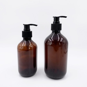 Bouteille en plastique biodégradable recyclable 100ml 150ml 200ml 250ml 500ml avec pompe à lotion noire - Product Image 3