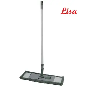 low price promotion floor cleaning flat mop with microfiber pad telescopic handle household cleaning tools for kitchen bathroom