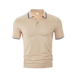 Polo à manches courtes personnalisé pour homme, broderie logo, 170 GSM, 100 % polyester, vêtement de travail pour le golf - Product Image 2
