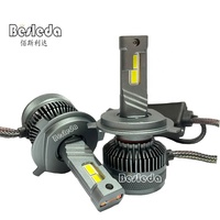 OEM ODM de alta potencia Led 200W Led Xenon sistema de iluminación automática H11 H4 H7 9005 9006 bombilla de faro Led para coche Canbus