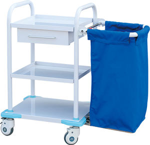 Keling Medical KL-TC007 Medical Hospital Furniture Cheap <strong>Dressing</strong> Dirty Solid Linen Laundry <strong>Trolley</strong> Portable <strong>Dressing</strong> <strong>Trolley</strong> - Product Image 5