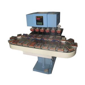 Eco-Friendly Semi-Automatic Ink Cup <b>Pad</b> <b>Printer</b> Six-Color High-Speed 22 Stations Conveyor USB Flash Drive for Toy Covers New - Product Image 2