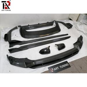 Aerodynamik-Kits aus Nasskarbonfaser mit Frontlippe, Heckdiffusor, Seitenschwellern, Dachspoiler und Spiegelabdeckungen für BMW X5 G05 <span class=keywords><strong>M</strong></span> Sport Fahrzeuge - Product Image 3