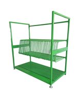 Fabricants de meubles sur mesure pour toute la maison, directement de l'usine, rayonnage en panneaux métalliques verts en surplus, rayonnage de stockage à grandes planches, robuste