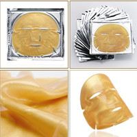 OEM/ODM soins de la peau de luxe 24K cristal or brillant vitamine C et collagène masque facial hydratant