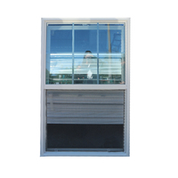 Fenêtre coulissante verticale en PVC, fenêtre à guillotine simple, remplacement de fenêtre en polycarbonate plexiglas MINGLEI, habillage en vinyle