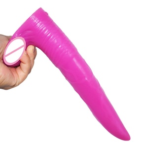 Juguete Sexual Masculino con Forma de Pene de Toro, Estimulador del Punto G Femenino, Dildo Realista de Ciervo/Alce Ultra Largo de 10 Pulgadas para Uso Anal - Product Image 6