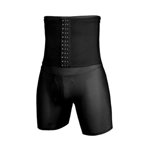 Bóxer moldeador de cuerpo para hombre, ropa interior de cintura alta con banda ajustable de malla, Control de barriga, nuevo - Product Image 6
