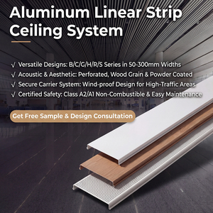Soffit <span class=keywords><strong>de</strong></span> Aluminio con Acabado en Nogal, Ranura para Lengüeta, Diseño Ventilado Anticorrosión, Decorativo 2026 - Product Image 5