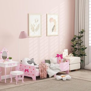 <span class=keywords><strong>Letto</strong></span> per Bambini 70x140cm con Motivo <span class=keywords><strong>Cuore</strong></span> e Figlio, Lettino per Bambini 2-4 Anni, Rosa, Anti-Caduta, in Spugna e Plastica, Fornitura Diretta dalla Fabbrica - Product Image 2