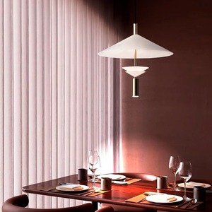 โคมไฟเพดานทรงยูเอฟโอ สไตล์นอร์ดิกมินิมอล แสง 3000K สำหรับร้านค้า บาร์ ร้านชาไข่มุก ร้านอาหาร ร้านกาแฟ - Product Image 3